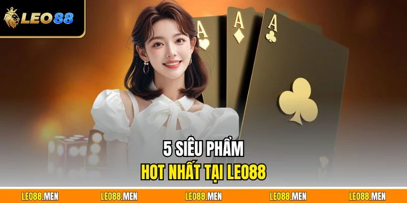 Khám Phá Game Bài LEO88 Dễ Thắng Và Cực Kỳ Hấp Dẫn 5 siêu phẩm hot nhất tại LEO88